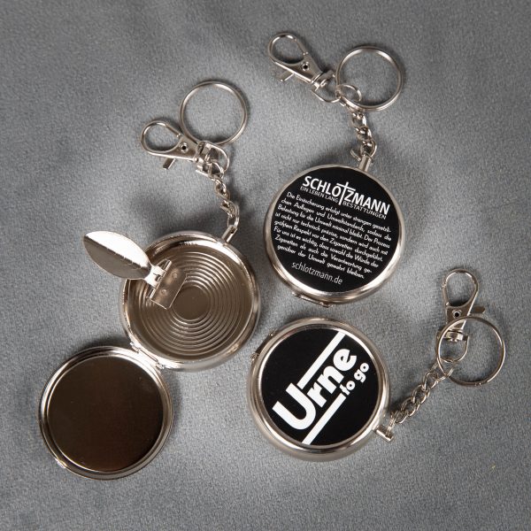 Taschenaschenbecher  "Urne to go" - Schlotzmann Bestattungen