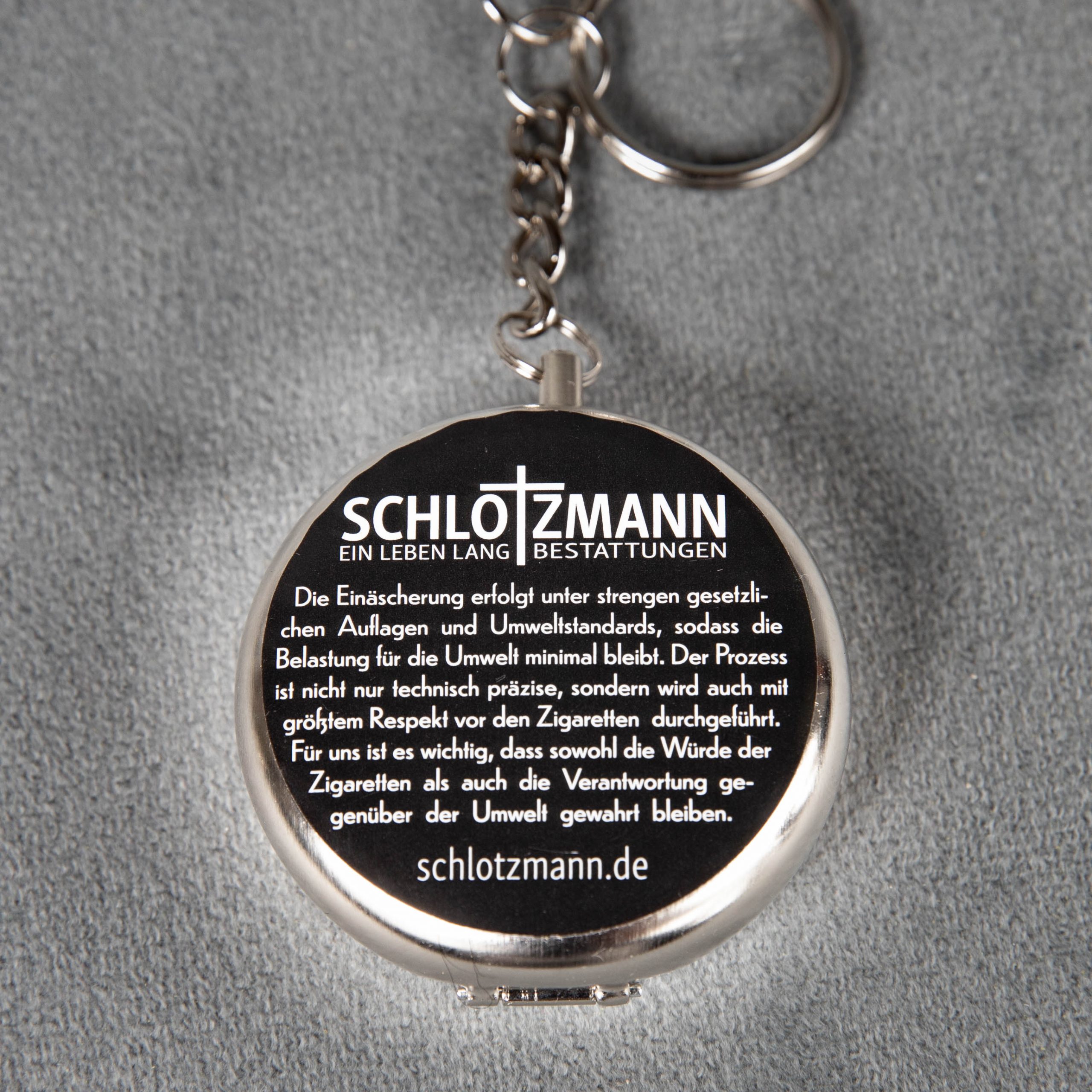 Taschenaschenbecher  "Urne to go" - Schlotzmann Bestattungen – Bild 3